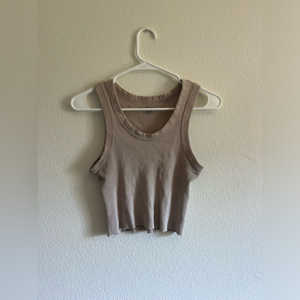Brandy Melville Fitted Crop Tank, One Size